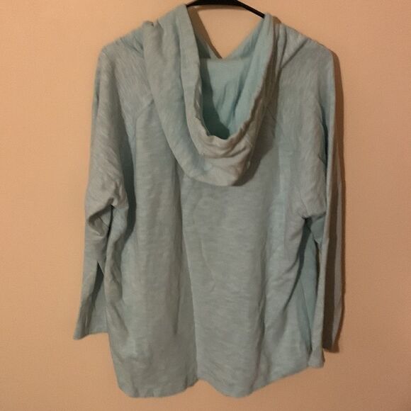 Calvin Klein Performance light blue pullover hoodie - Picture 6 of 8